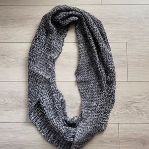 Grey infinity scarf